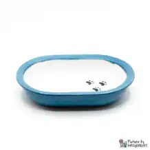 Ceramic bowl Switzerland Ceramic bowl for Surefeed feeder with black paws - Petrol