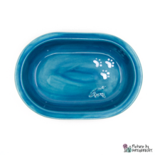 Ciotola in ceramica Svizzera Ciotola in ceramica per alimentatore automatico Surefeed - Petrol