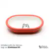 Ceramic bowl Switzerland Ceramic bowl for Surefeed feeder with motif - No. 5 Red