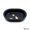 Ceramic bowl Switzerland Ceramic bowl for Surefeed automatic feeder - Black with gold (Design 2)