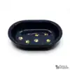 Ceramic bowl Switzerland Ceramic bowl for Surefeed automatic feeder - black with golden paws
