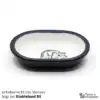 Ceramic bowl Switzerland Ceramic bowl for Surefeed feeder with motif - No. 2 Black