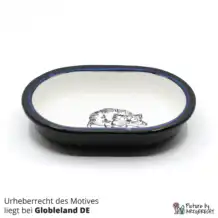 Ceramic bowl Switzerland Ceramic bowl for Surefeed feeder with motif - No. 2 Black