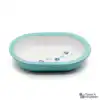Ceramic bowl Switzerland Ceramic bowl for Surefeed feeder with paw track - turquoise