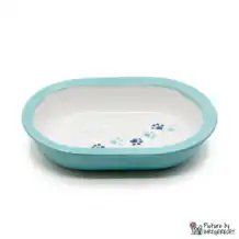 Ceramic bowl Switzerland Ceramic bowl for Surefeed feeder with paw track - turquoise