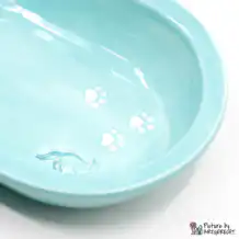 Ecuelle en céramique Suisse Ecuelle en céramique pour distributeur automatique de nourriture Surefeed - Turquoise