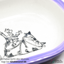 Ceramic bowl Switzerland Ceramic bowl for Surefeed feeder with motif - No. 6 Violet