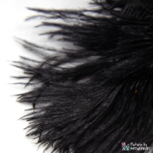LIONSLIKE Pendentif pour pêche à l'action "Flex" - peau de lapin avec plumes d'autruche