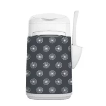 LitterLocker FASHION fabric cover - Flowers Grey