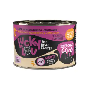 Lucky Lou SUPERMONO DUCK con mirtillo e tarassaco - 200 g
