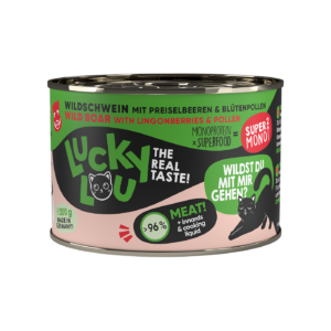 Lucky Lou SUPERMONO WILD PIG con mirtilli rossi e polline - 200 g
