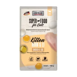 MAC's SUPERFOOD KITTEN - Poulet & œuf - 100 g