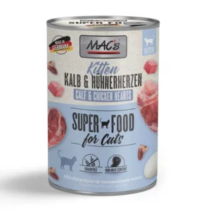 MAC's SUPERFOOD KITTEN - Kalb & Hühnerherzen - 400 g