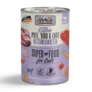 MAC's SUPERFOOD KITTEN - Pute, Rind & Ente - 400 g