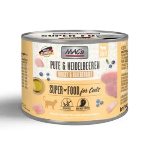 MAC's SUPERFOOD - Dinde & myrtilles - 200 g