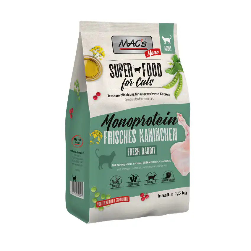 MAC's SUPERFOOD - Monoprotein - Fresh rabbit - 300 g