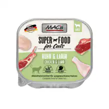 MAC’s SUPERFOOD - Poulet & Agneau - Barquette - 100 g