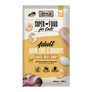 MAC's SUPERFOOD - Poulet, canard & crevettes - 100 g