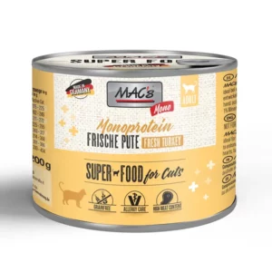 MAC's SUPERFOOD - Monoprotéine - Dinde fraîche - 200 g