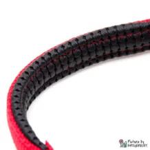 Collier Martin Sellier - longueur 23-29 cm - largeur 1.5 cm - rouge
