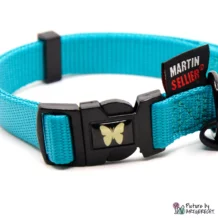 Martin Sellier necklace - length 35-50 cm - width 2 cm - turquoise