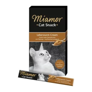 Miamor Cat Cream - liver sausage - 6x15 g