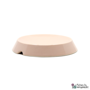 Miaustore Keramik Futternapf - DM 14 cm / H 3 cm - Creme