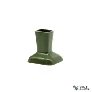 Miaustore Vase d'herbe à chat avec terreau et graines pour fontaine STANDARD - Vert mousse