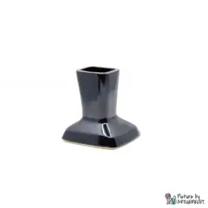 Miaustore cat grass vase incl. soil & seeds for drinking fountain STANDARD - Black