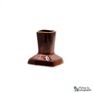 Miaustore Vase d'herbe à chat avec terreau et graines pour fontaine STANDARD - Noyer