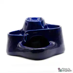 Miaustore fontaine à eau en céramique MINI - 1.2 l - Bleu