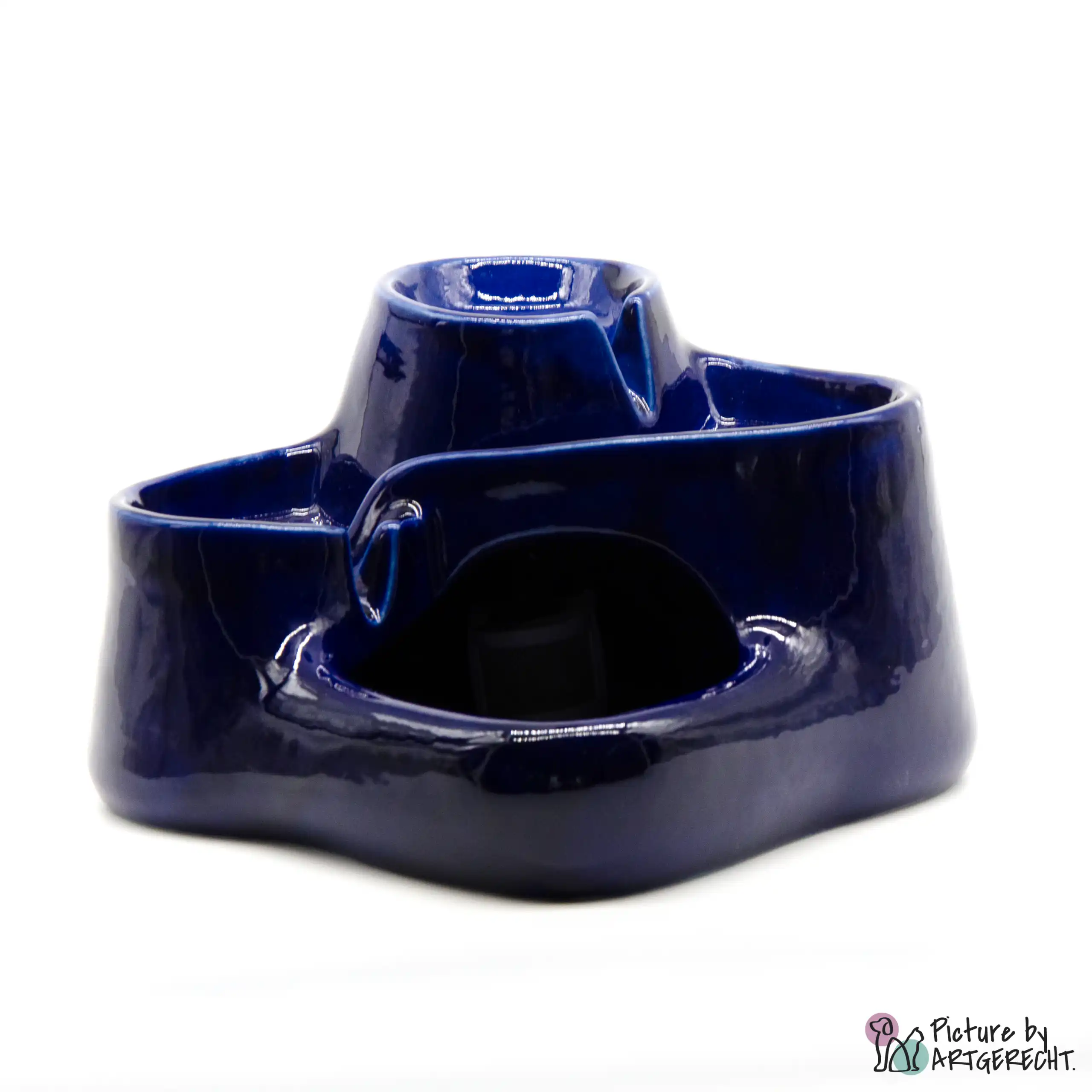 Miaustore ceramic drinking fountain MINI - 1.2 l - Blue