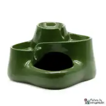 Miaustore ceramic drinking fountain MINI - 1.2 l - moss green