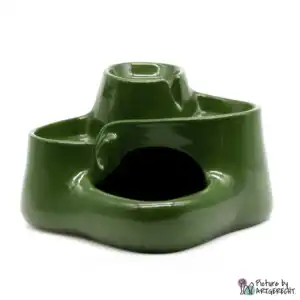 Miaustore fontaine à eau en céramique MINI - 1.2 l - vert mousse