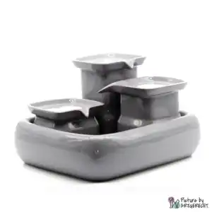 Miaustore ceramic drinking fountain STANDARD - 3.4 l - gray