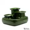 Miaustore ceramic drinking fountain STANDARD - 3.4 l - moss green