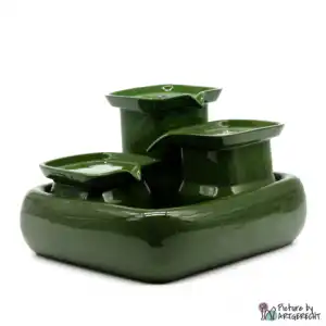 Miaustore fontaine en céramique STANDARD - 3.4 l - vert mousse