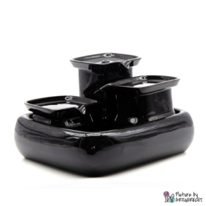 Miaustore fontaine à eau en céramique STANDARD - 3.4 l - noir