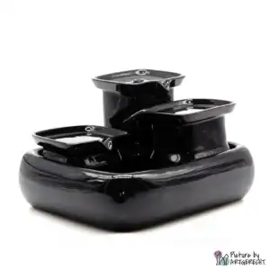 Miaustore ceramic drinking fountain STANDARD - 3.4 l - black