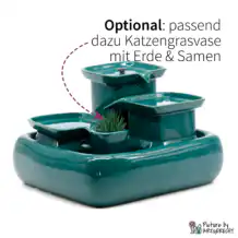 Miaustore ceramic drinking fountain STANDARD - 3.4 l - Seawave