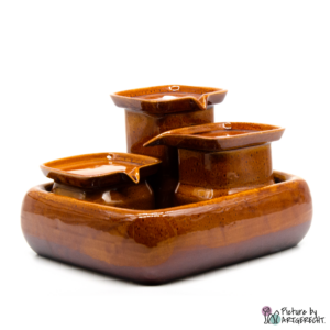 Miaustore fontaine à eau en céramique STANDARD - 3.4 l - noix