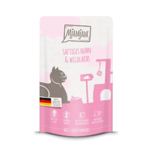 MjAMjAM Juicy Chicken & Wild Salmon - 125 g
