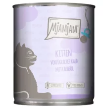 MjAMjAM KITTEN - Ottima carne di vitello con olio di salmone - 800 g