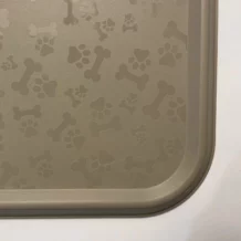 Tapis de bol rectangulaire résistant - Taupe