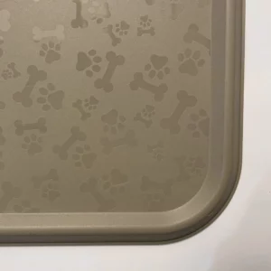 Tapis de bol rectangulaire résistant - Taupe