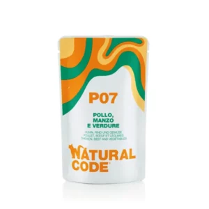 CODICE NATURALE P07 - Pollo, manzo e verdure - 70 g