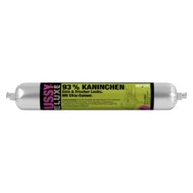Fleischeslust PUSSY DELUXE rabbit, duck, salmon - sausage - 100 g