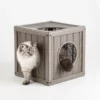 QUBLO Modular play cave for cats - Taupe