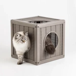 QUBLO Modular play cave for cats - Taupe