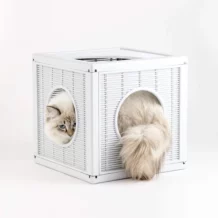 QUBLO Modular play cave for cats - Light gray